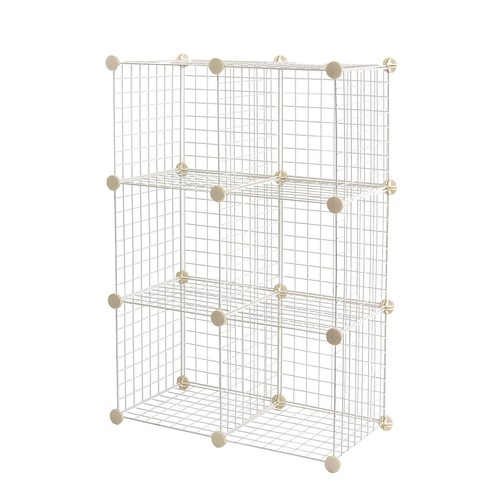 Cube wire grid stackable - 6,