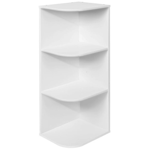 Tier white corner storage - white,