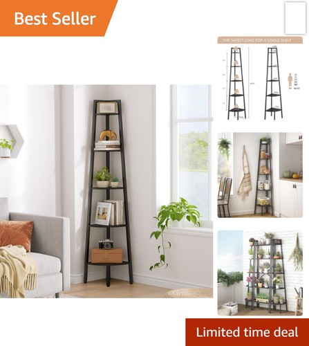 Tier corner shelf black - corner,